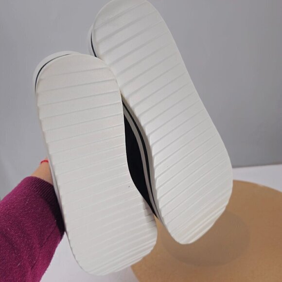 Black Slingback Sandal with Wedge Heel - Picture 7 of 8